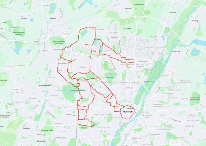 Strava-Kunst: Hinter den Bildern stecken eine gute Planung und einige Kilometer mit dem Crossrad.