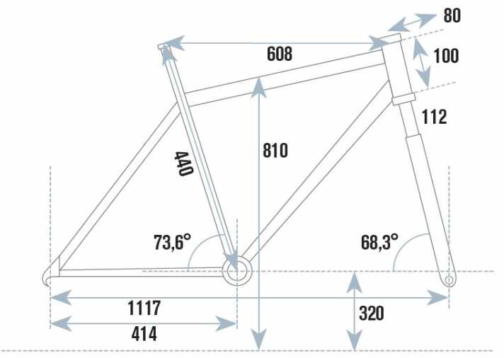   Die Geometriedaten zum Trek Stache 9 29+ im Überblick