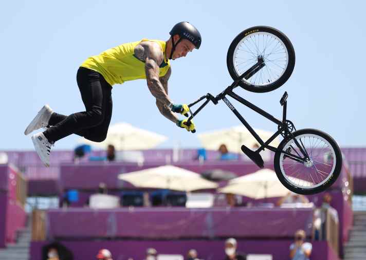 ... sondern auch das BMX-Freestyle.