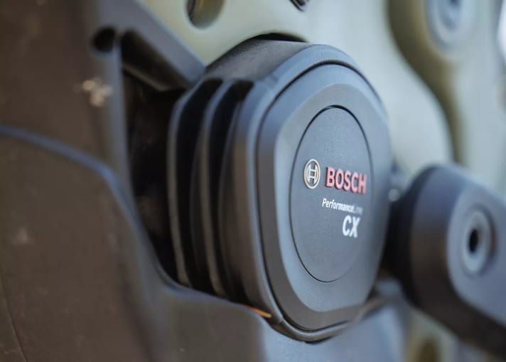 Der Bosch Performance Line CX Motor der fünften Generation treibt das Copperhead EVO AM 2 an.