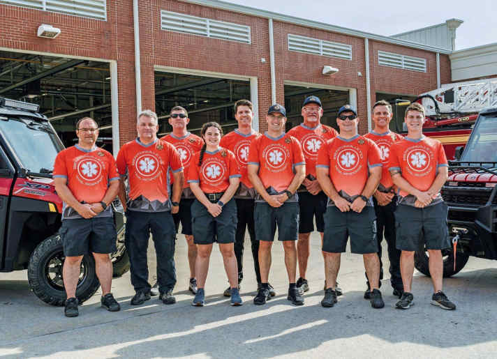 In Bentonville hat sich durch das Bike keine kleine Szene, sondern eine große Community gebildet. Jeder engagiert sich auf seine Art. Die Feuerwehr hilft bei Verletzungen und sogar bei Pannen.