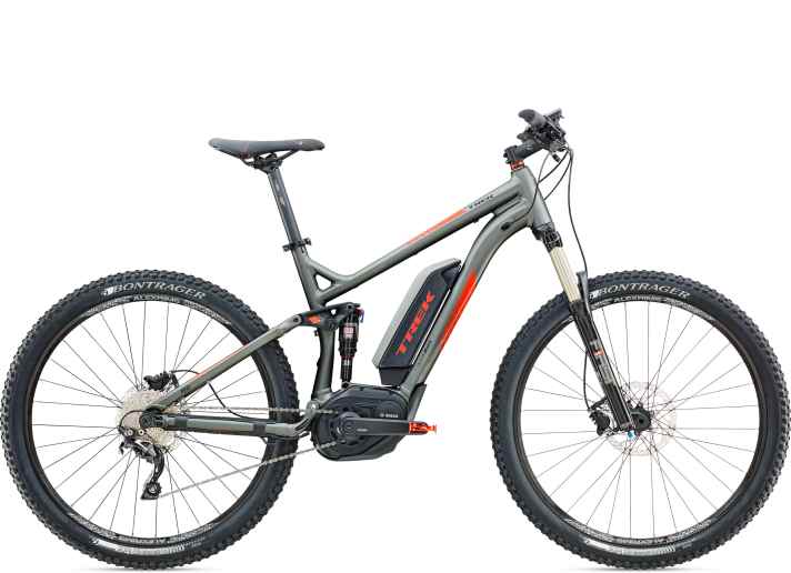   Das Einsteiger-Modell des E-Fullys von Trek: Das Powerfly+ FS 5.