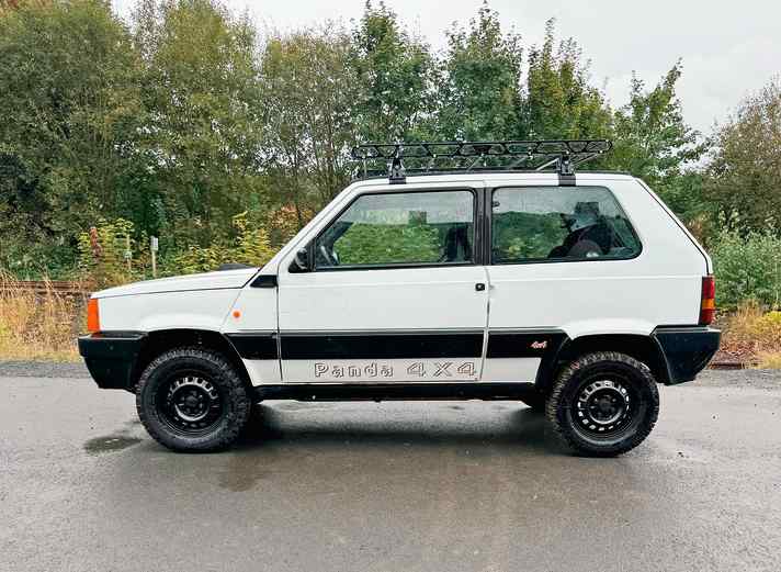 Klein aber oho: Fiat Panda mit Allrad-Antrieb.