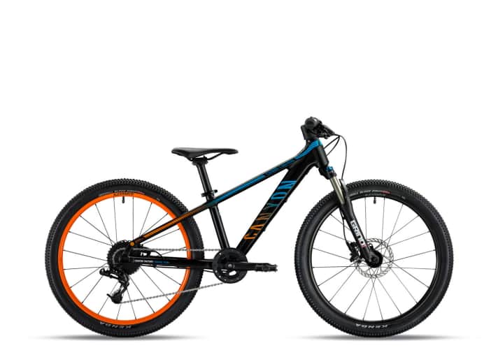 Mit Federgabel, Scheibenbremse und Sram-Schaltung steht einer großen Radkarierre nichts mehr im Weg.