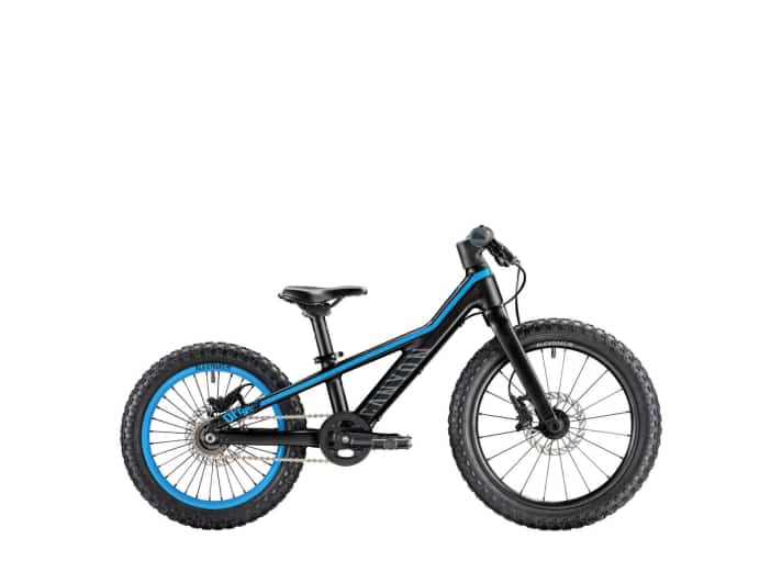 Für die Kleinsten: Das Offspring AL 16 passt ab einer Körpergröße von 98 Zentimetern. Ein 18-Zoll-Vorderrad, kombiniert mit einem 16-Zoll-Hinterrad und eine automatische Zweigang-Schaltung sollen dem Nachwuchs den Geländeeinstieg so leicht wie möglich machen. 499 Euro.