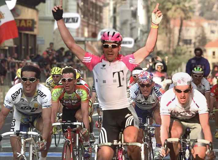 Erik Zabel bei seinem Sieg im Jahr 1998