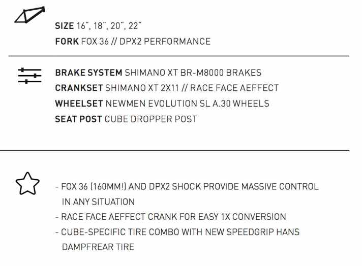   Bei der SL Version will man mit einer 2x11 Schaltung von Shimano eher die Tourenfahrer ansprechen.