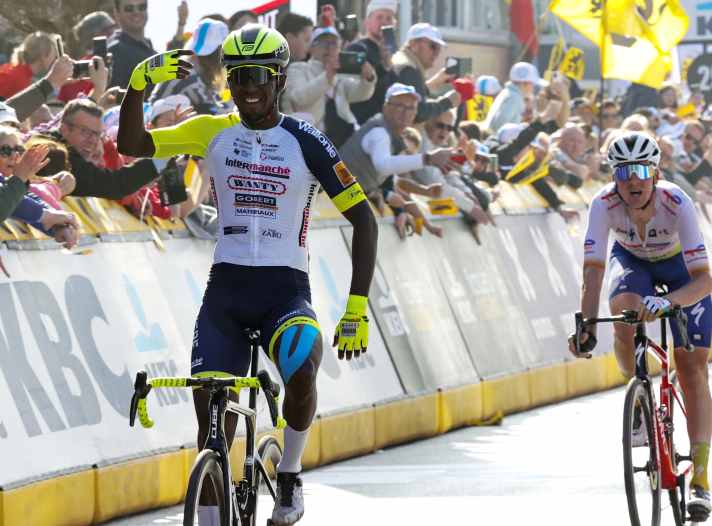Bei Gent-Wevelgem 2022 feierte Biniam Girmay seinen bislang größten Erfolg