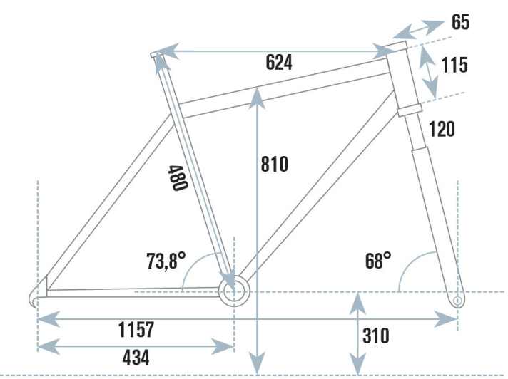   Die Geometrie des Scott Scale 710 Plus im Überblick