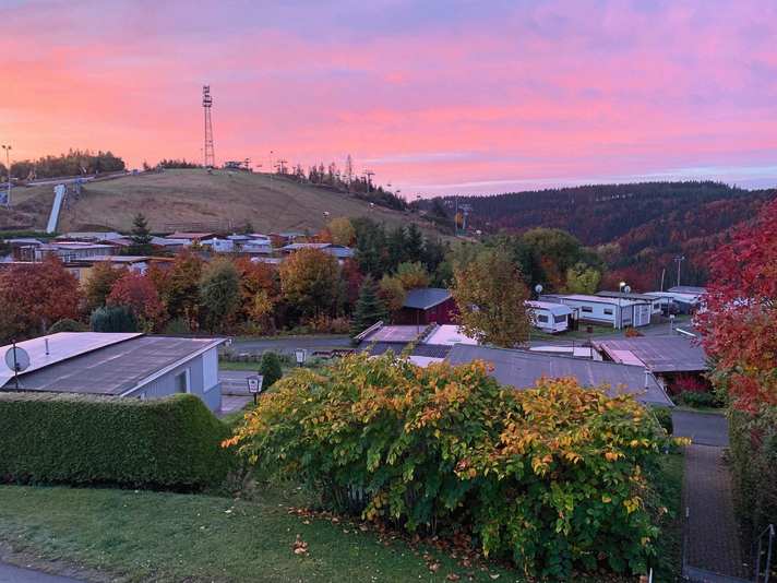 Sogar mit Sauna: Auf dem Campingplatz in Winterberg haben sich wegen des Komforts auch schon viele Dauercamper einquartiert.