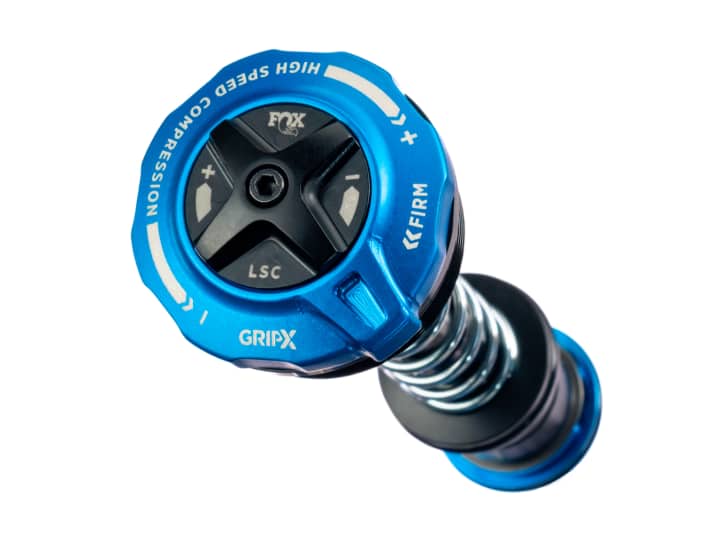 Grip X: Schließt man die blaue HSC-Verstellung so gelangt man in den Plattform-Modus.