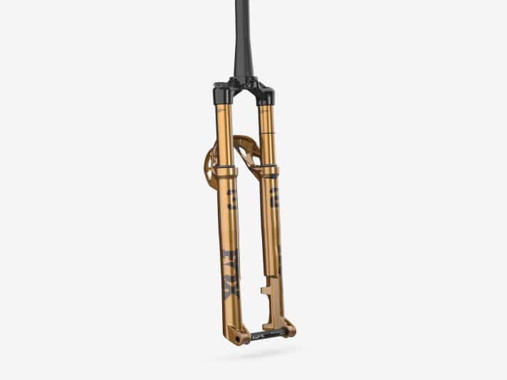 Die neue 32 SC soll eine 40 Prozent höhere Verdrehsteifigkeit besitzen und kommt in schickem Gold.