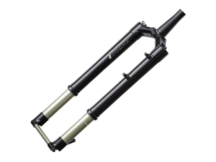 Intend Samurai, die vermutlich leichteste MTB-Federgabel der Welt mit 120 mm Federweg.