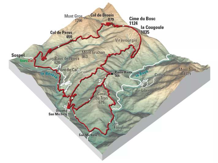 Der Supertrail La Crinale in der Übersicht