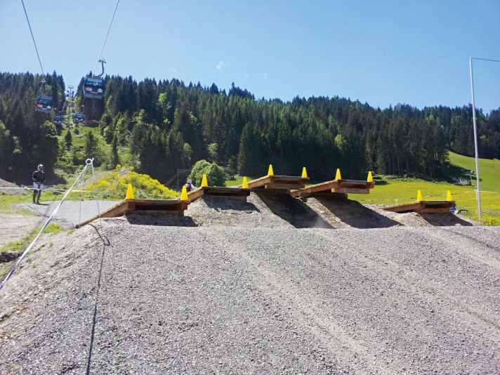   Gute Dropbatterie für Einsteiger (Leogang).