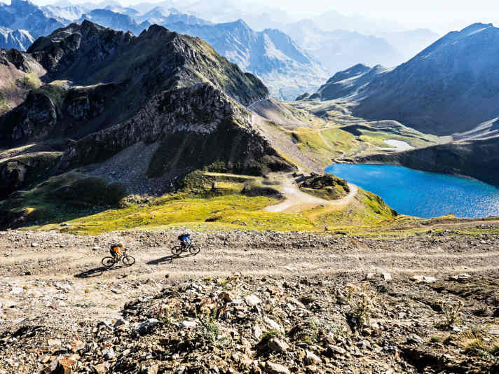 Ein schönes Relikt aus der letzten Eiszeit – der Lac d'Oncet am Pic du Midi de Bigorre.