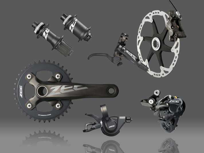   Schicke Gravity-Gruppe zum erschwinglichen Preis: Die neue Zee von Shimano im Überblick.