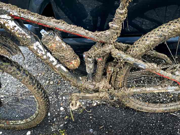   BMC Speedfox SF02 29, nach der Schlammschlacht
