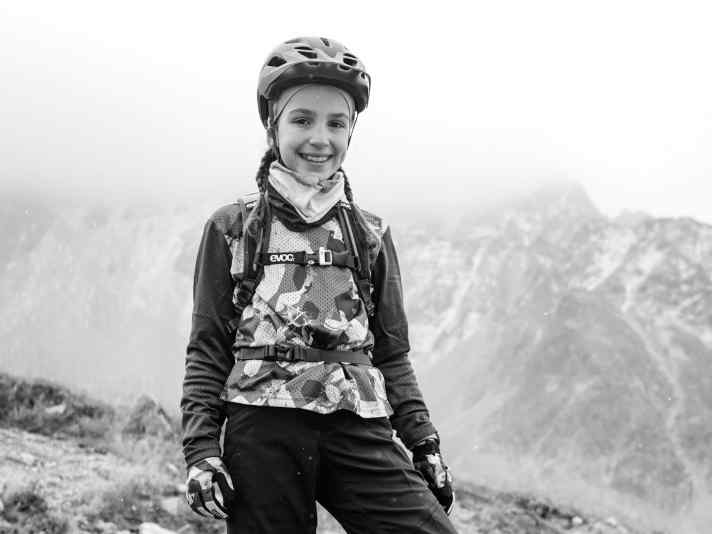 Anna, 9 Jahre, Testfahrerin