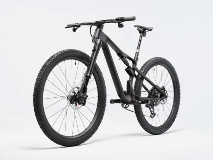 Typisch Cannondale: Das neue Scalpel setzt auf eine einbeinige Lefty Gabel mit 120 Millimetern Federweg.