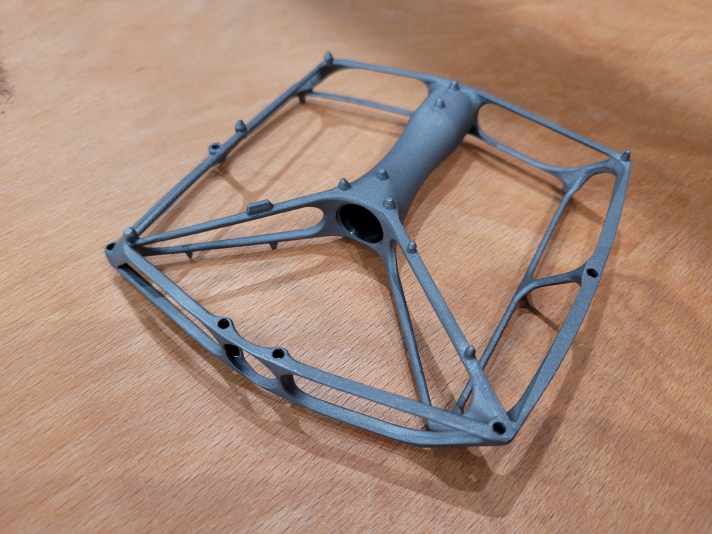 Bislang eindeutig nur eine Studie: 3D-gedruckte Titan-Pedale von Trickstuff.