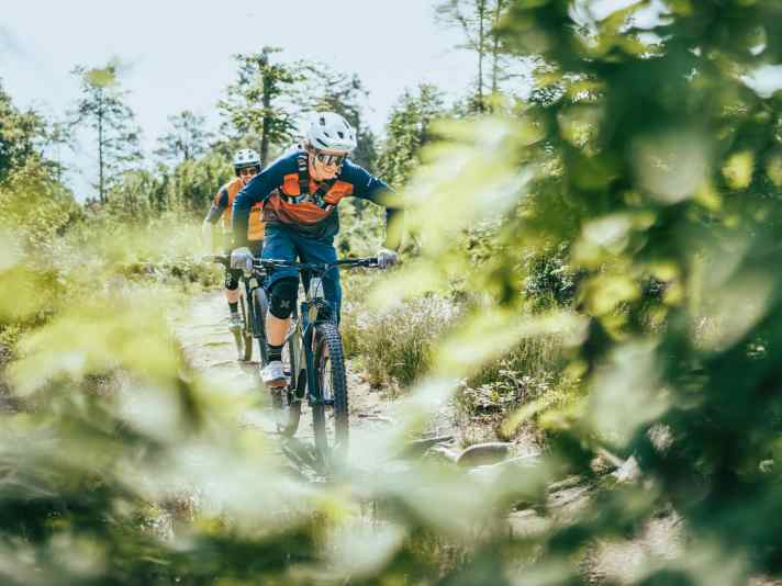 Auf Touren generieren die Hardtails guten Vortrieb.