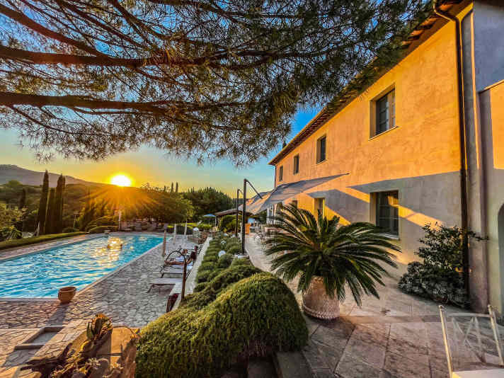 Klein und sehr fein: Im Basecamp Villa Rey in Panicale lässt es sich aushalten.