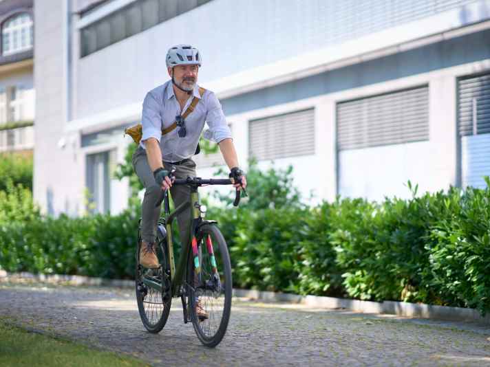 Ein schnelles Rad versüßt jeden Weg ins Büro.