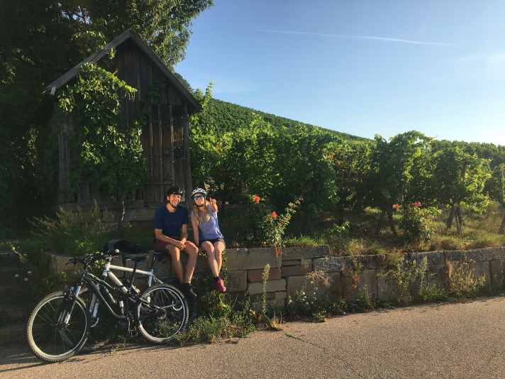 Genussradler kommen auf dem Württemberger Weinradweg voll auf ihre Kosten.