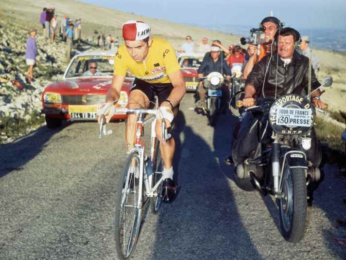 Dominator - 1970 gewinnt Merckx am Ventoux und räumt ein, Angst vor dem Berg zu haben