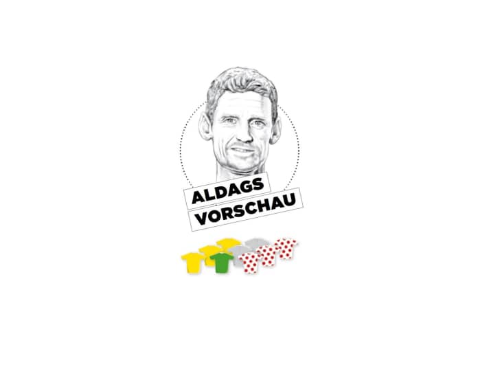 Diese Bedeutung misst Rolf Aldag der 17. Etappe für Gelb, Grün und Bergtrikot zu - je mehr farbige Trikots, desto größer die Bedeutung.