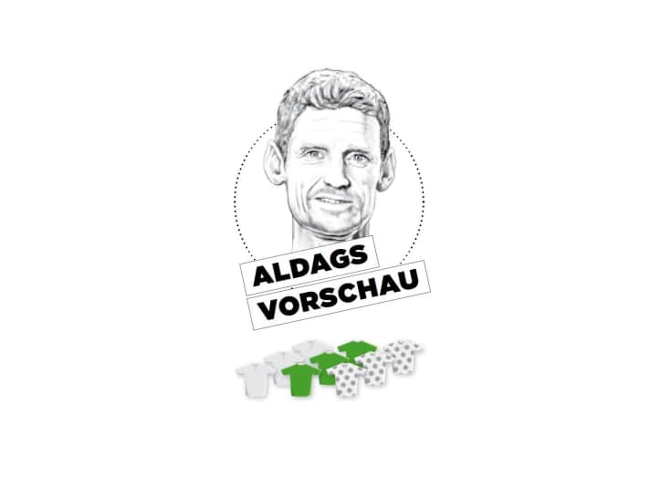 Diese Bedeutung misst Rolf Aldag der 3. Etappe für Gelb, Grün und Bergtrikot zu - je mehr farbige Trikots, desto größer die Bedeutung.