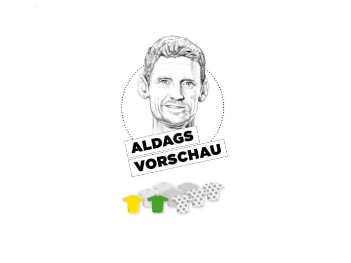 Diese Bedeutung misst Rolf Aldag der 6. Etappe für Gelb, Grün und Bergtrikot zu - je mehr farbige Trikots, desto größer die Bedeutung.