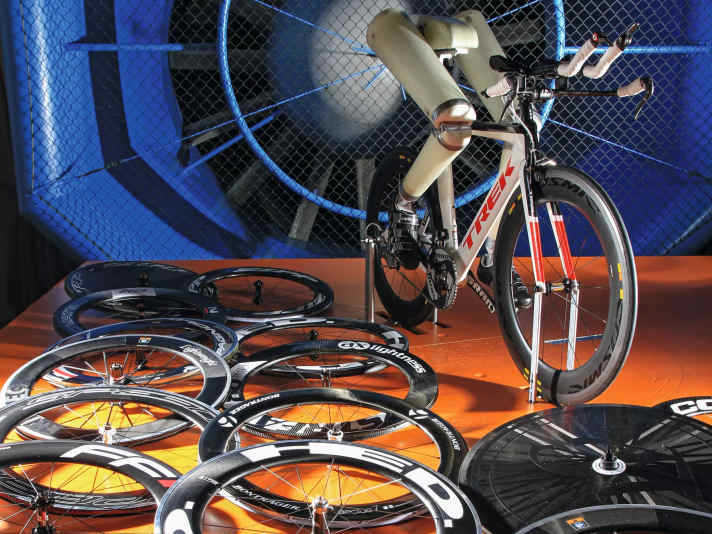 Aerodynamik - Laufräder am Windkanal