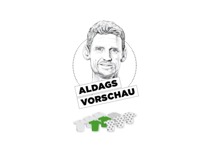 Diese Bedeutung misst Rolf Aldag der 21. Etappe für Gelb, Grün und Bergtrikot zu - je mehr farbige Trikots, desto größer die Bedeutung.