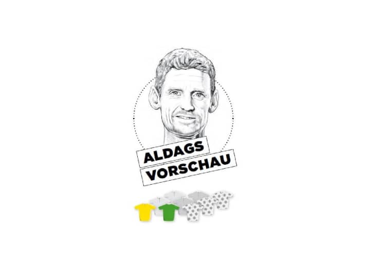 Diese Bedeutung misst Rolf Aldag der 2. Etappe für Gelb, Grün und Bergtrikot zu - je mehr farbige Trikots, desto größer die Bedeutung.