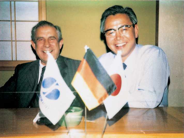Gesucht und gefunden: Paul Lange und Shozo Shimano, Sohn des Gründers, verband eine lange Freundschaft.