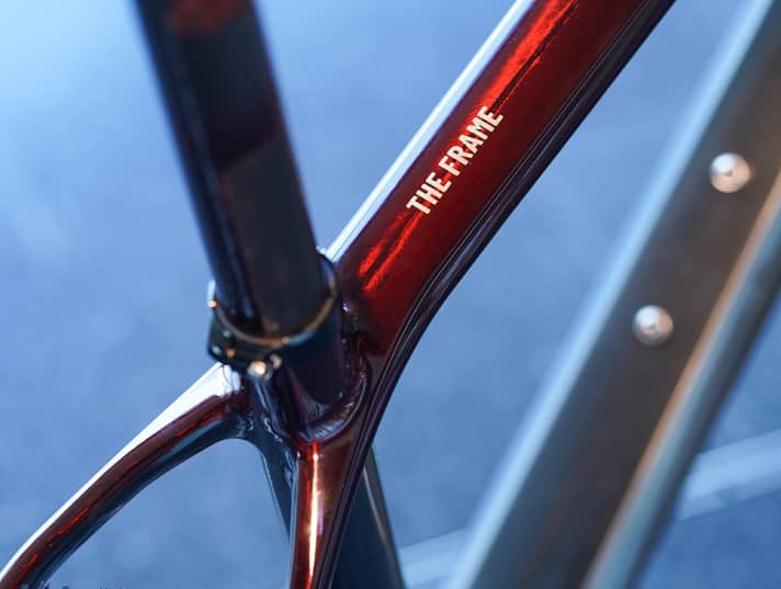 Der Hardtail-Rahmen Bike Ahead The Frame wird in Portugal hergestellt und konnte bereits einen BIKE-Testsieg ergattern.