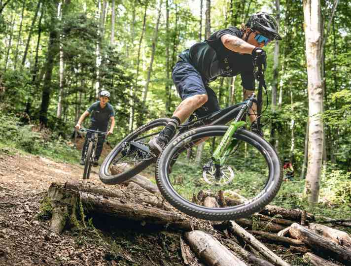 Die Tester sind mit den Gabeln der Kategorie Trail unterwegs.