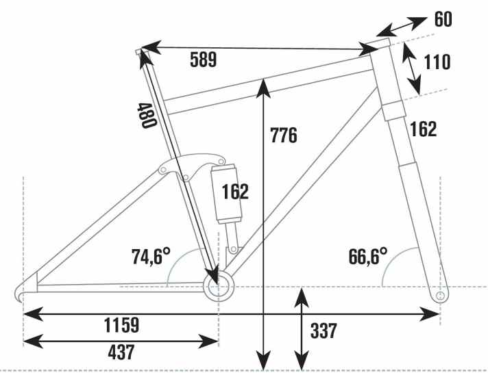   Die Geometrie des Radon Slide Carbon 160 im Überblick