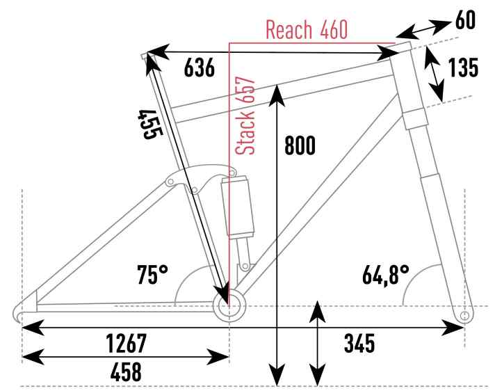 Scott Patron eRide 920 Geometriedaten