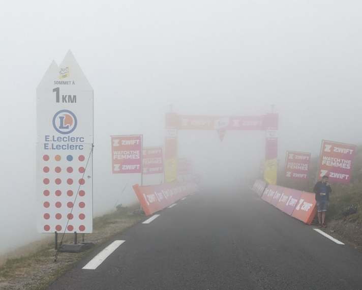 Noch ein Kilometer zum Ziel
