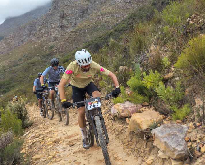 Cape Epic, 
Stage 7, Stellenbosch: 65 km / 2000 Höhenmeter
