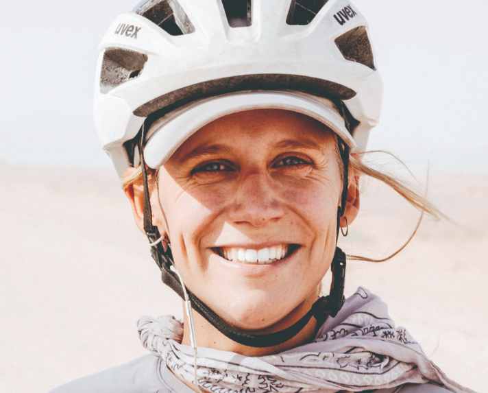 Wiebke Lühmann: Dank virtueller, aber auch live getroffener Bikepacker Community fühlte sie sich auf ihrer Solotour selten allein.