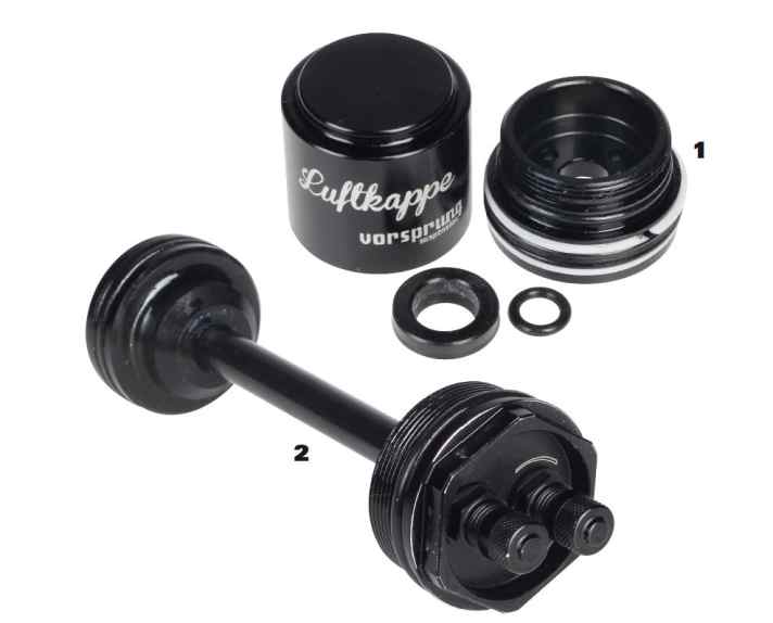   Luftkappe 1 (hinten) und AWK 2 (vorne)