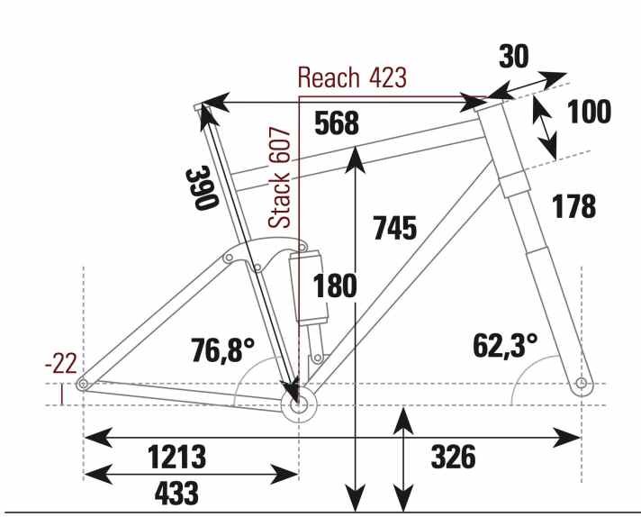 Vpace Fred275 - Geometriedaten