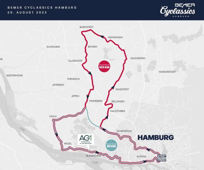 Es gibt zwei Jedermann-Rennen: Eine Strecke umfasst dabei 60, die andere 100 Kilometer