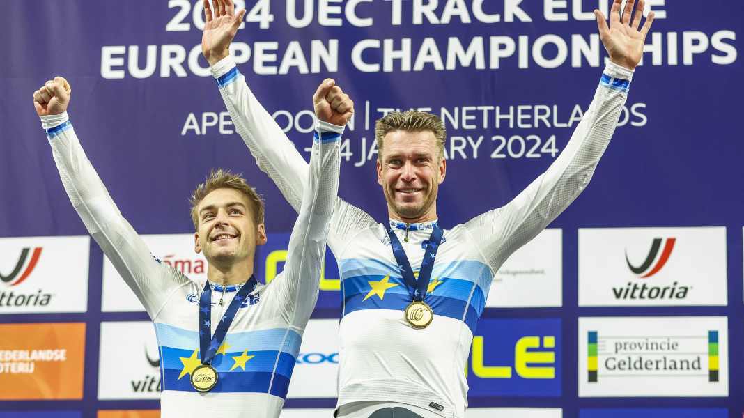 Bahnrad-EM: Kluge/Reinhardt gelingt historischer Hattrick - Bronze für Frauen-Vierer