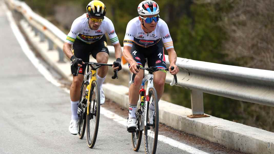 Katalonien-Rundfahrt: Sekunden-Duell! Evenepoel besiegt Roglic bei Bergankunft