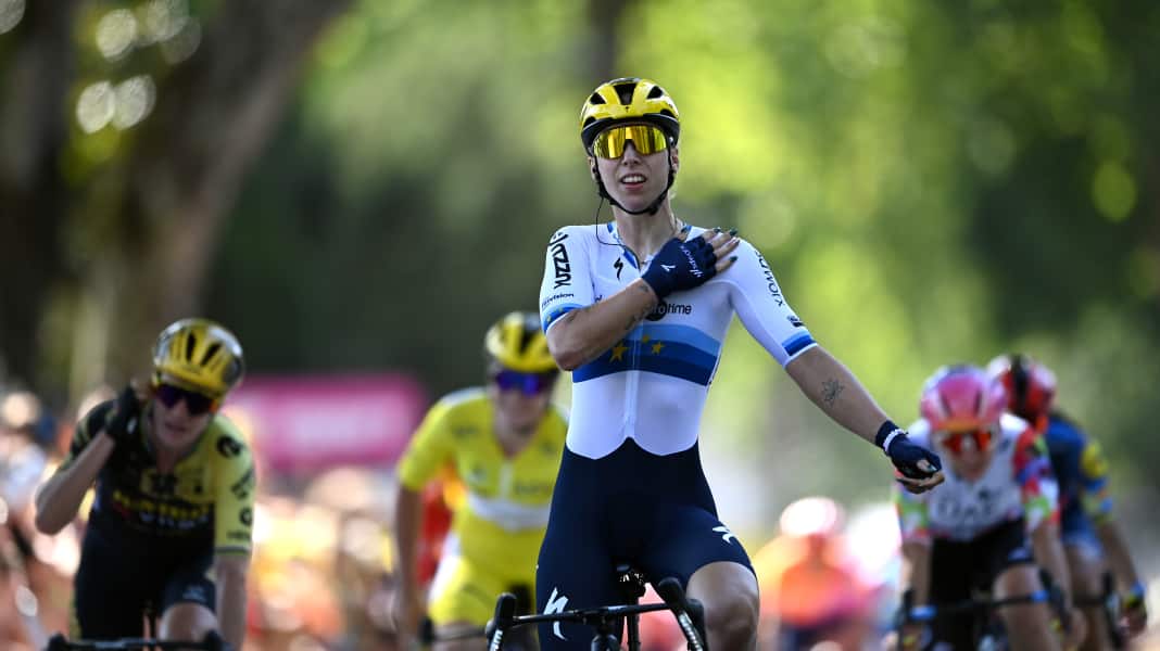 Tour de France Femmes: Wiebes gewinnt 3. Etappe - Lippert weiter Gesamtzweite